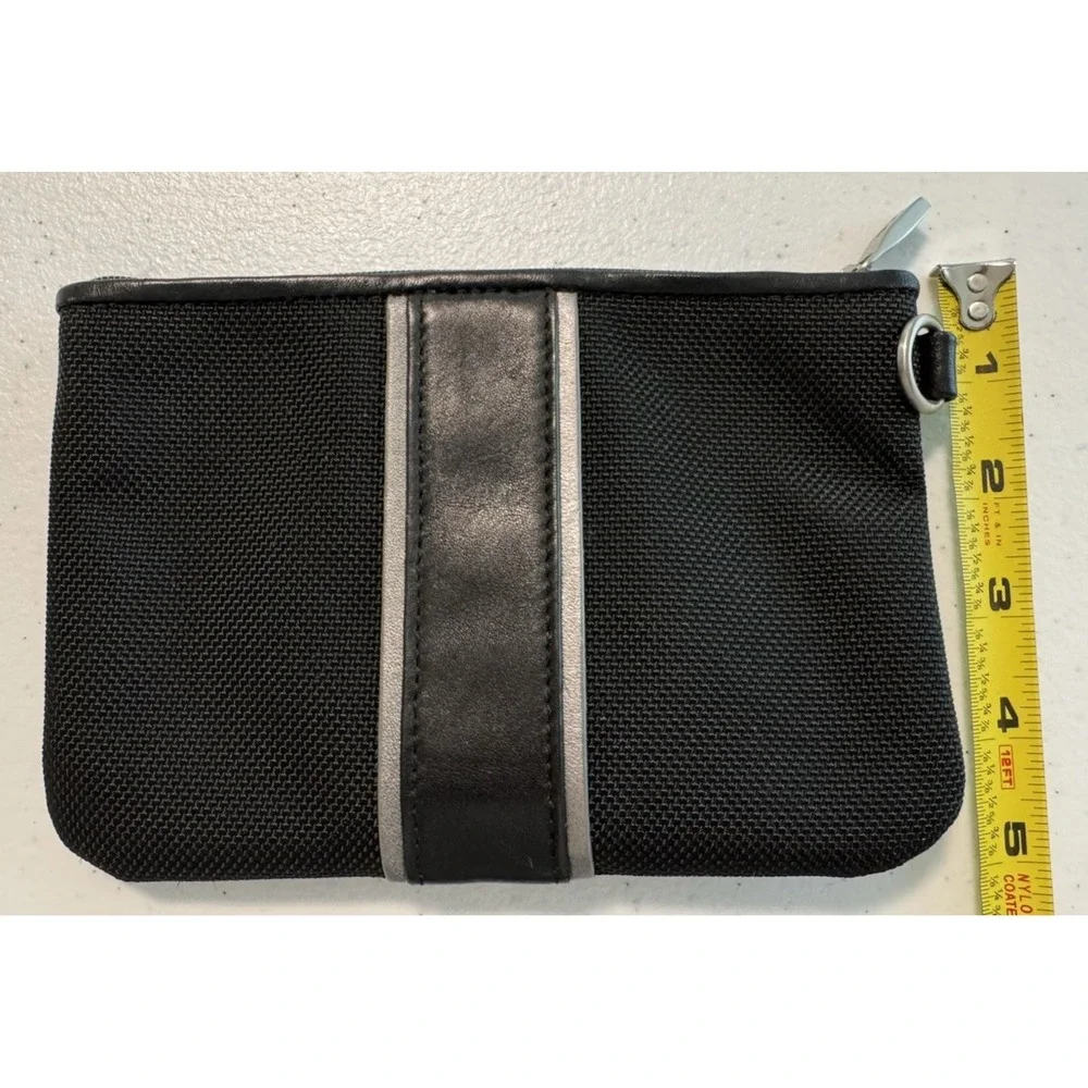 Tumi Elements Black Ballistic Nylon Leather Trim Briefcas Laptop Sleeve&Mini Bag